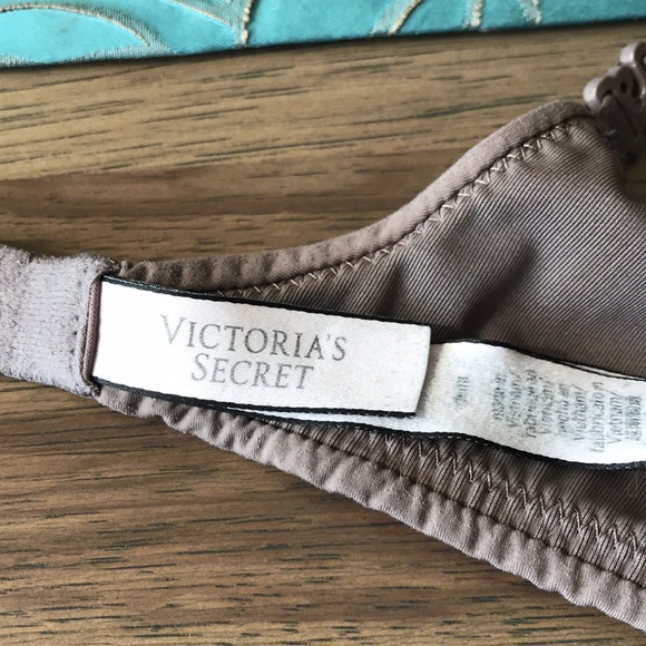 Victoria’s Secret 34 C Brown Bra with Mesh Top - Picture 3 of 6